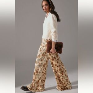 Anthropologie Floral Pants size 6